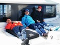 Chillen bei der Überfahrt